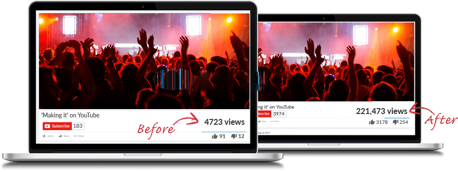 get more youtube views in 2021 before after